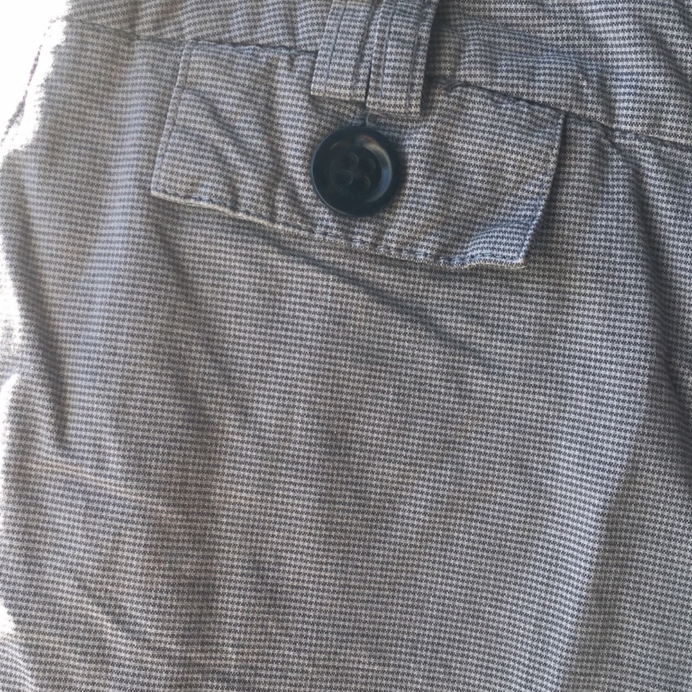 Talbots Gray Micro Houndstooth Stretch Cotton Pant - image 2